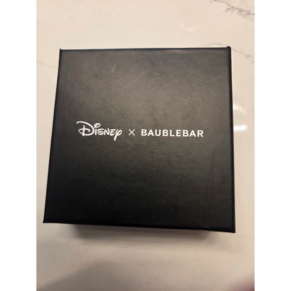 Disney x Baublebar Minnie Mouse Enamel Crystal Drop Earrings Red Glitter Bow Box - Picture 3 of 3